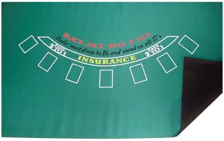 Moqueta de blackjack de neopreno